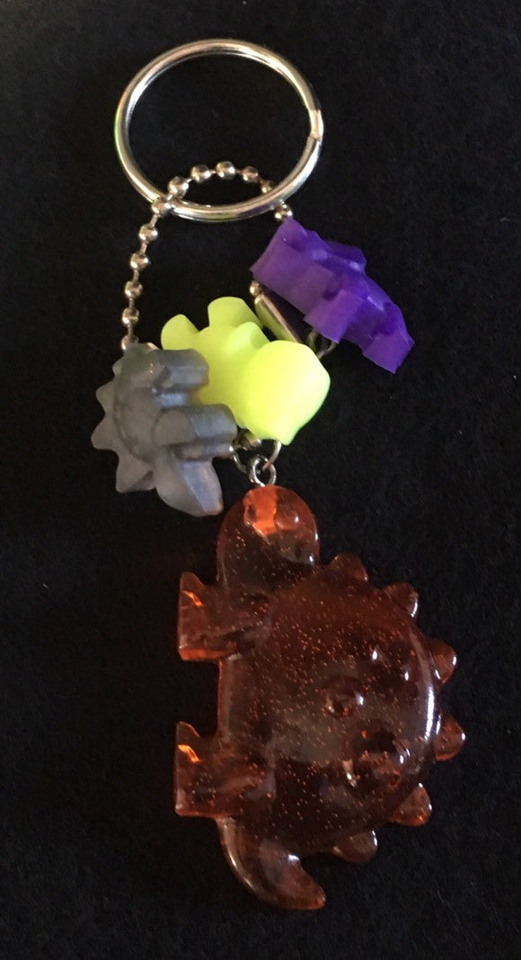 Dinosaur Herd Keychain #2